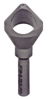 CRL 26ACS 13/16-inch single-edge aluminum countersink with quarter-inch round shank