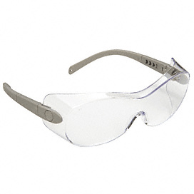 Official CRL photograph of Clear Deluxe Safety Glasses