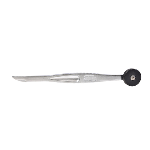 CRL VR04 aluminum standard vinyl roller with pointed handle tip and black wheel