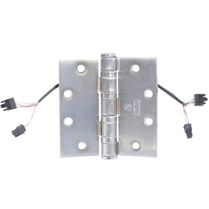McKinney T4A3386-4.5X4.5-32D-QC12 T4A3386 Heavy-Weight Electrified Hinge